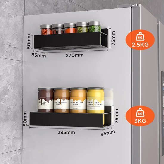 Unyqoos® Innovatief Magnetisch Keukenkruidenrek voor Efficiënte Ruimtebesparing in de Keuken