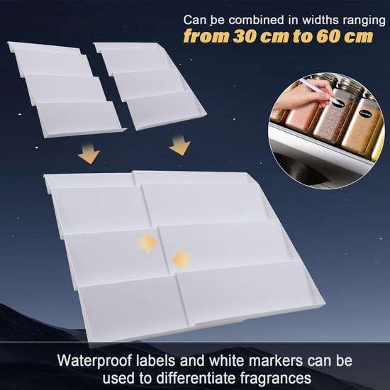 550x550-36277.jpg Unyqoos® Uittrekbaar kruidenrek voor lades met 4-laags trapontwerp in wit