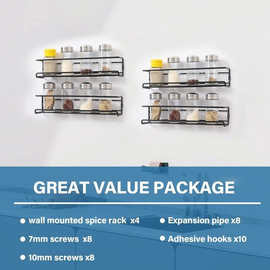 550x550-36293.jpg Unyqoos® Stijlvol Muurkruidenrek met Vier Verdiepingen en Flexibele Montageopties voor Keuken en Badkamer
