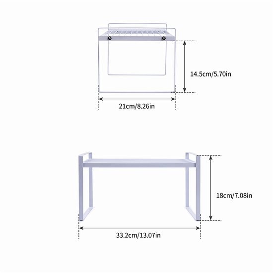 550x550-36319.jpg Unyqoos® Stapelbaar Wit Keukenrek voor Kruiden en Kleine Keukenartikelen