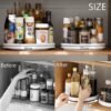 Unyqoos® Draaibaar Keuken- en Opbergplateau Set voor Optimale Ruimtebesparing in Huis