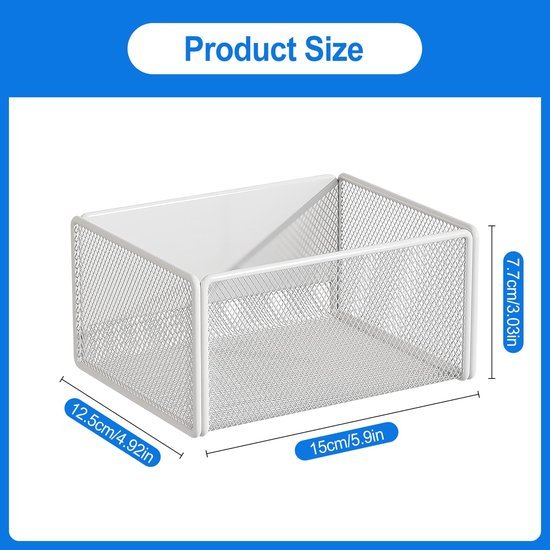 550x550-36383.jpg Unyqoos® Wit magnetisch keukenrek voor kruiden en meer zonder boren