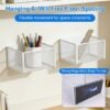 550x550-36386.jpg Unyqoos® Wit magnetisch keukenrek voor kruiden en meer zonder boren