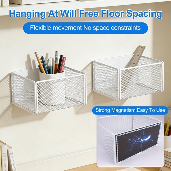 550x550-36386.jpg Unyqoos® Wit magnetisch keukenrek voor kruiden en meer zonder boren