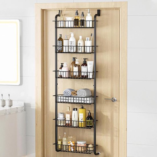 Unyqoos® Handige Deurhangorganizer met 6 Manden voor Multifuntioneel Gebruik in Huis