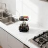 Unyqoos® Draaibaar kruidenrek met twee niveaus voor keuken en badkamer