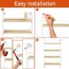 550x550-36477.jpg Unyqoos® Ruim wandrek met vier niveaus voor kruiden en kleine decoraties