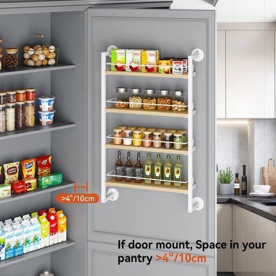 550x550-36478.jpg Unyqoos® Ruim wandrek met vier niveaus voor kruiden en kleine decoraties