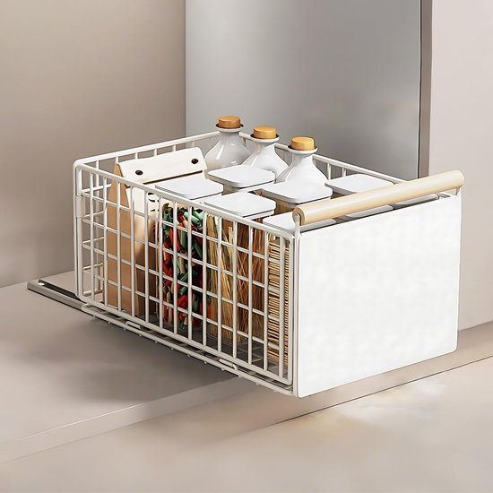 550x550-36487.jpg Unyqoos® Uittrekbare telescopische lade zonder boren voor keuken en kastorganisatie