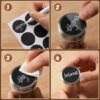 Unyqoos® Draaibaar kruidenrek met 12 glazen potjes en accessoires voor keukenorganisatie