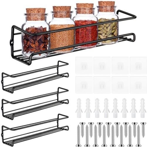 550x550-36499.jpg Unyqoos® Ruim en flexibel kruidenrek voor wandmontage met diverse installatiemogelijkheden
