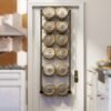 Unyqoos® Deurhanger met verstelbare opbergrekken voor keuken, badkamer en slaapkamer, geschikt voor diverse toepassingen