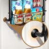 Unyqoos® Deurhanger met verstelbare opbergrekken voor keuken, badkamer en slaapkamer, geschikt voor diverse toepassingen