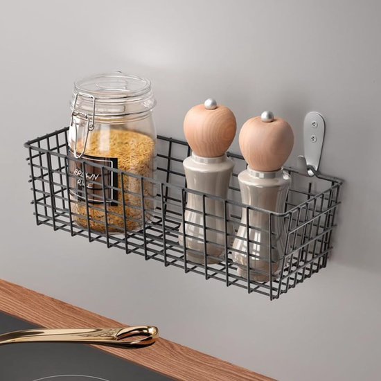 550x550-36567.jpg Unyqoos® Ruime zwarte opbergmand voor veelzijdig gebruik in elke kamer