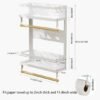 550x550-36571.jpg Unyqoos® Magnetisch keukenrek met vier niveaus en handige opberghaken