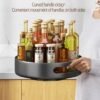 Unyqoos® Handige 360 graden draaibare keukendienblad met antislip en hoge rand