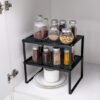 550x550-36599.jpg Unyqoos® Stapelbare en uittrekbare metalen keukenorganizer voor efficiënte opslag