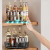 Unyqoos® Draaibare Keuken Organizer voor Eenvoudige Opslag en Toegang tot Voorwerpen
