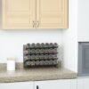 Unyqoos® Uitgebreide kruidenrek set met potjes, etiketten en accessoires voor keukenorganisatie