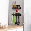 Unyqoos® Magnetische Kruidenrekken Set met Haken voor Keuken en Koelkast, Ruimtebesparend Ontwerp