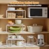 Unyqoos® Metalen keukenorganizer set van 3 stuks voor efficiënt opbergen en indelen
