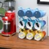550x550-36975.jpg Unyqoos® Stapelbare flessenhouder voor kast met drie lagen voor negen waterflessen