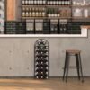 550x550-37065.jpg Unyqoos® Vrijstaand metalen wijnrek voor 23 flessen ideaal voor keuken of bar