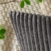 Unyqoos ® Sierlijke Ribfluwelen Kussenslopen voor Bank, Stoel en Thuisdecoratie - 45 x 45 cm, Grijs