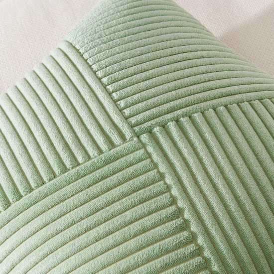 Unyqoos ® Kussenslopen Set van 2 - Zachte Corduroy Fluweel met Windmolenpatroon voor Woonkamer en Slaapkamer