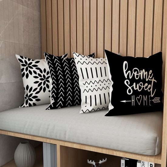 550x550-37257.jpg Unyqoos ® Stijlvolle Set van 4 Linnen Kussenslopen voor Woonkamer en Tuin, 40 x 40 cm