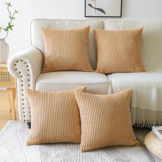 550x550-37285.jpg Unyqoos ® Set van 4 Luxe Corduroy Kussenhoezen voor Stijlvolle en Comfortabele Huisdecoratie