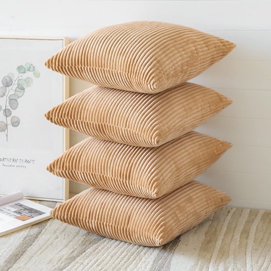 550x550-37288.jpg Unyqoos ® Set van 4 Luxe Corduroy Kussenhoezen voor Stijlvolle en Comfortabele Huisdecoratie