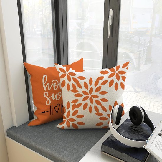 550x550-37364.jpg Unyqoos ® Set van 4 Luxe Linnen Kussenslopen voor Woonkamer en Tuin, 40 x 40 cm