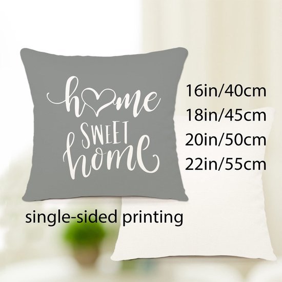 Unyqoos ® Set van 4 Geometrische Decoratieve Kussenhoezen 40x40 cm voor Binnen en Buiten Gebruik