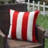 Unyqoos® Weerbestendige Decoratieve Kussenovertrekken voor Buiten en Binnen, Set van 2, Rood, 45 x 45 cm