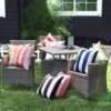 Unyqoos® Weerbestendige Decoratieve Kussenovertrekken voor Buiten en Binnen, Set van 2, Rood, 45 x 45 cm