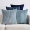 550x550-37404.jpg Unyqoos® Set van 4 Luxe Corduroy Sierkussenhoezen voor Bank en Slaapkamer, Donkerblauw, 40 x 40 cm