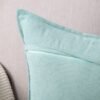 Unyqoos® Set van 2 Luxe Zachte Chenille Sierkussenhoezen in Fris Blauwgroen, 45 x 45 cm