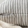 Unyqoos ® Sfeervolle Ribfluwelen Kussenslopen voor Stijlvolle Interieurdecoratie, Lichtgrijs, 45 x 45 cm, Set van 2