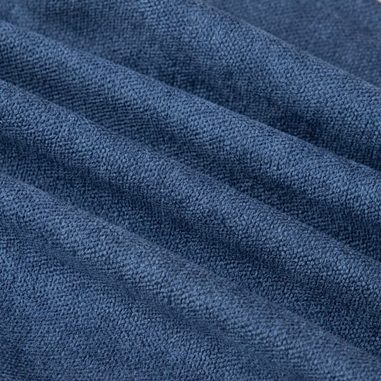 Unyqoos® Set van 2 Luxe Chenille Sierkussenhoezen in Zacht Denim Blauw, 45 x 45 cm