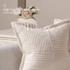 Unyqoos ® Elegante Set van 2 Corduroy Kussenslopen van 40 x 40 cm in Neutrale Tint