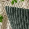 Unyqoos ® Sfeervolle Ribfluwelen Sierkussenslopen voor Bank en Stoel - Set van 2, 40 x 40 cm, Donkergroen