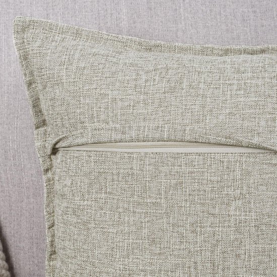 Unyqoos ® Set van 2 Luxe Linnen Kussenhoezen voor Stijlvolle Woonkamerdecoratie, 40 x 40 cm, Vierkant