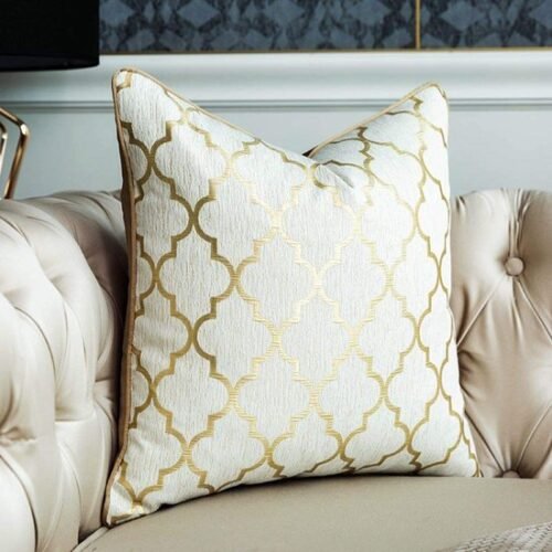 550x550-37605.jpg Unyqoos® Unieke Goudkleurige Kussenhoes voor Stijlvolle Huisdecoratie met Onzichtbare Rits, 50 x 50 cm, Crème