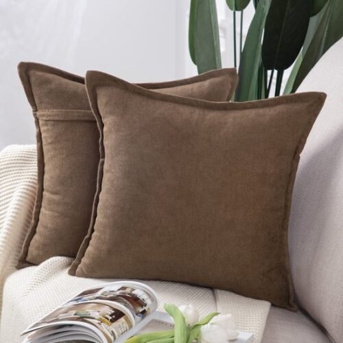 550x550-37635.jpg Unyqoos® Set van 2 Luxe Vierkante Chenille Kussenhoezen voor Woonkamer en Slaapkamer, 45 x 45 cm