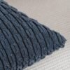 Unyqoos® Set van 2 Luxe Bohemian Gestreepte Kussenhoezen voor Slaapkamer en Woonkamer, Donkerblauw, 50 x 50 cm