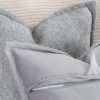 Unyqoos ® Set van 2 Luxe Chenille en Fluweel Decoratieve Kussenhoezen met Stijlvolle Rand voor Bank en Slaapkamer