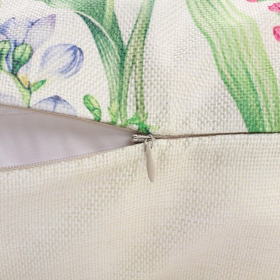 550x550-37838.jpg Unyqoos ® Set van 4 Decoratieve Kussenhoezen met Bloemmotief voor Binnen en Buiten, 45 x 45 cm, Paars