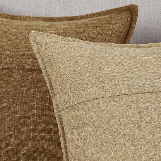 Unyqoos® Stijlvolle Set van 2 Zachte Linnen Kussenhoezen voor Slaapkamer en Woonkamer Decoratie