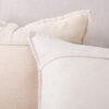 Unyqoos® Set van 2 Luxe Zachte Chenille Sierkussenhoezen voor Bank of Slaapkamer, Crèmewit, 45x45 cm